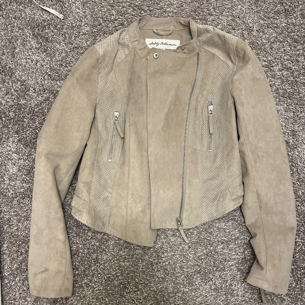 Brown Suede Jacket - S